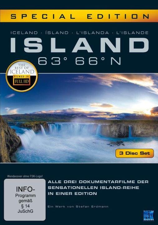 Actual product image Iceland 63° 66° N Special Edition (DVD, 2015, German, English)