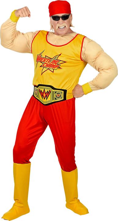 Produktbild Widmann WRESTLING CHAMP (Muskelshirt, Hose, Gürtel, Stiefelüberzieher, Bandana), L (L)