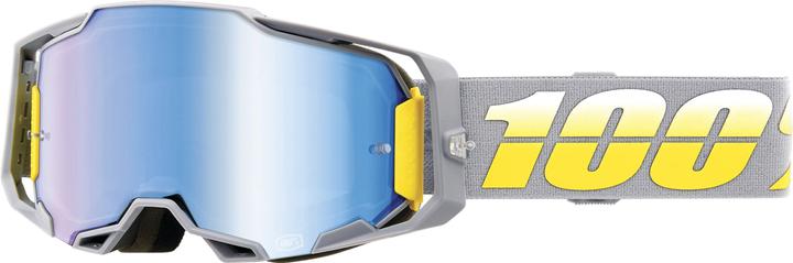 100% Armega Goggle Complex - Mirror Blue (Grau, Mirror Blue)