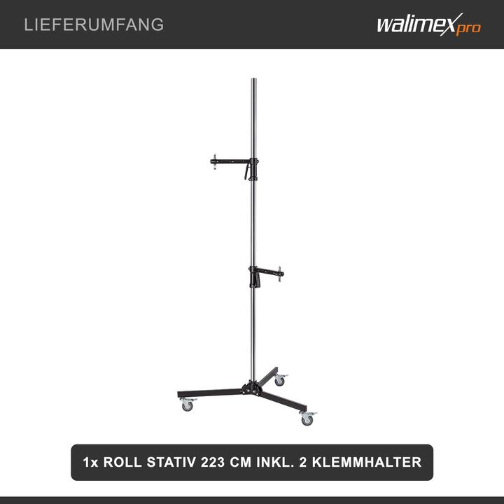 Actual product image Walimex pro Per rolling tripod (223 cm, 12 kg)