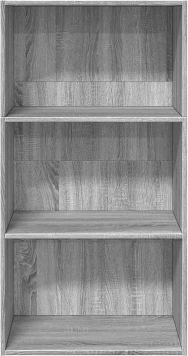 Actual product image VidaXL Bücherregal Regal Standregal Büroregal Aufbewahrungsregal Grau Sonoma (60 x 30 x 114 cm)