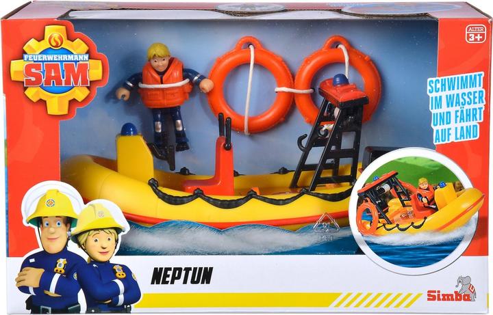 Immagine prodotto Simba Scialuppa di salvataggio Neptune di Fireman Sam con figura