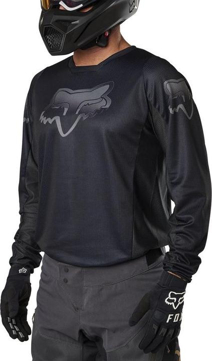 Actual product image Fox JERSEY 23 180 BLACKOUT BLK/BLK (XS)