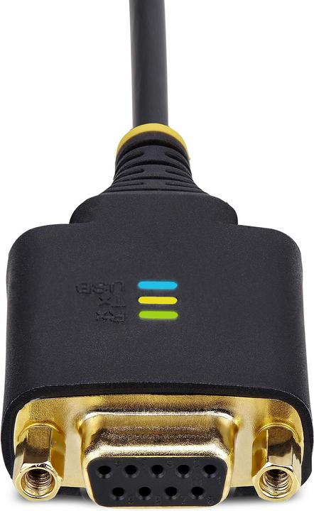 Produktbild StarTech Adap USB to Null Modem Serial Cable 30cm (0.30 m)