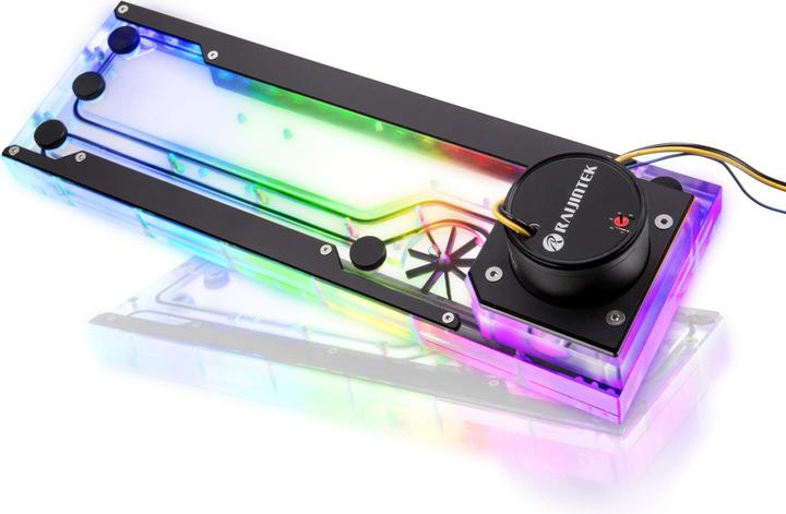 Raijintek ACHERON 360 D5 EVO RBW Distro Plate - Acryl, D-RGB