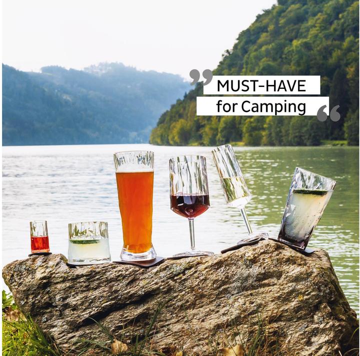 Image du produit Silwy Verres en plastique magnétiques Longdrink Gris