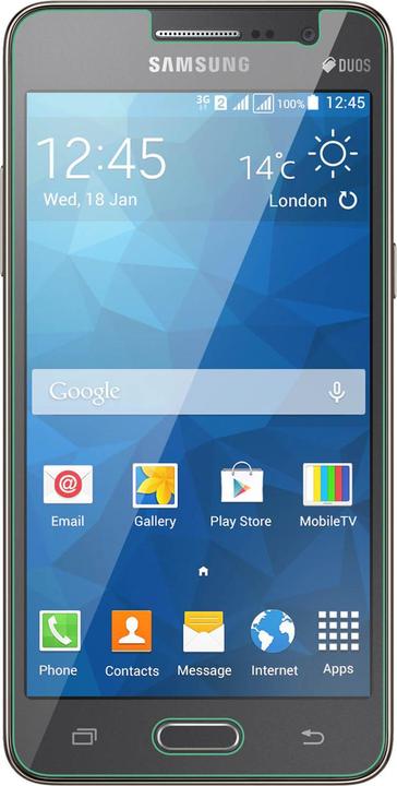 Actual product image Avizar Crystal clear film, glass screen protector (1 Piece, Samsung Galaxy Grand Prime)