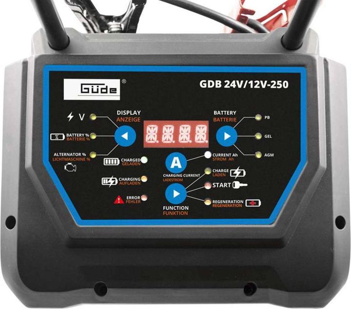 Image du produit Güde Chargeur de batterie Digital GDB 24V/12V-250 (24V, 16 A)
