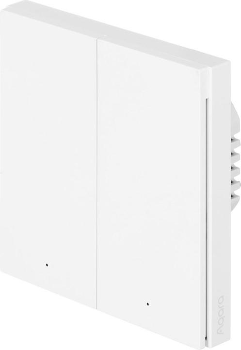 Image du produit Xiaomi Interrupteur mural intelligent H1 Blanc avec neutre, double rocker (Zigbee)