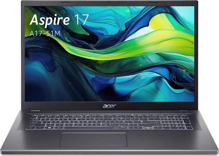 Image du produit Acer Aspire 17 (17.30", Intel Core 7 150U, 16 Go, 512 Go, DE)