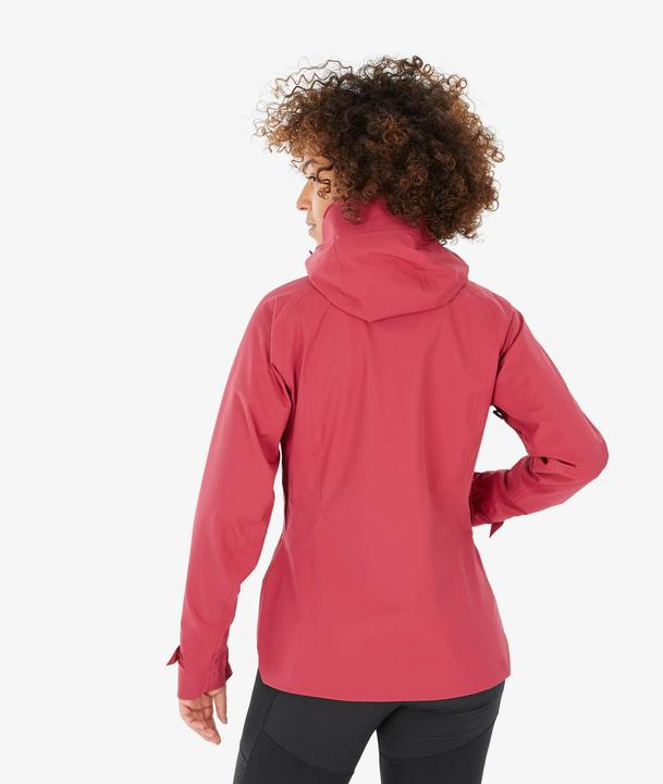 Actual product image Quechua Women's hiking jacket waterproof mountain hiking - MH500 pink (L)