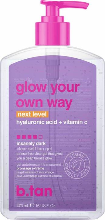 Produktbild B.Tan - Glow Your Own Way NEXT LEVEL Tan Gel 473 ml (Selbstbräunungsgel, 473 ml)