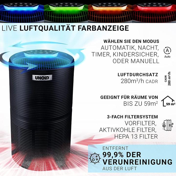 Actual product image Unold Air purifier Alpha (59 m²)