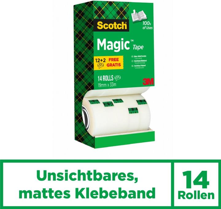 Produktbild Scotch Magic Klebeband Vorteilspack (19 mm)
