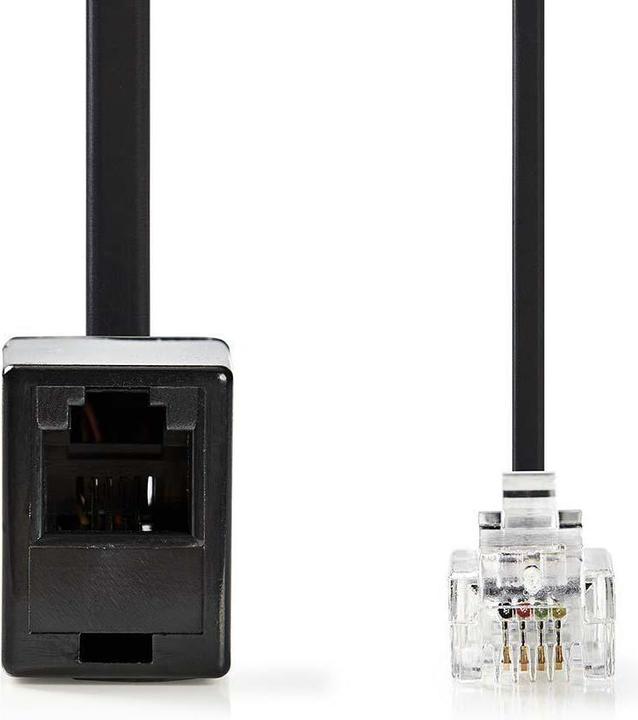Immagine prodotto Nedis Cavo di prolunga per telecomunicazioni RJ11 maschio RJ11 femmina 10,0 m Design del cavo: Tipo di