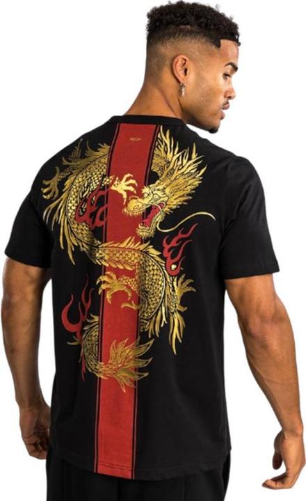 Venum Tekken 8 Marshall Law T-shirt Black Red Gold