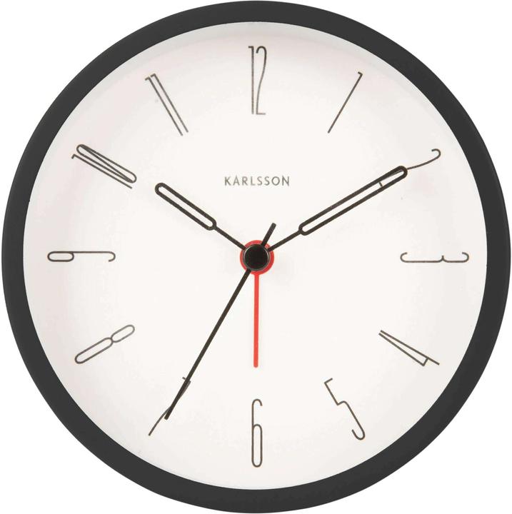 Actual product image Karlsson iron alarm clock belle numbers