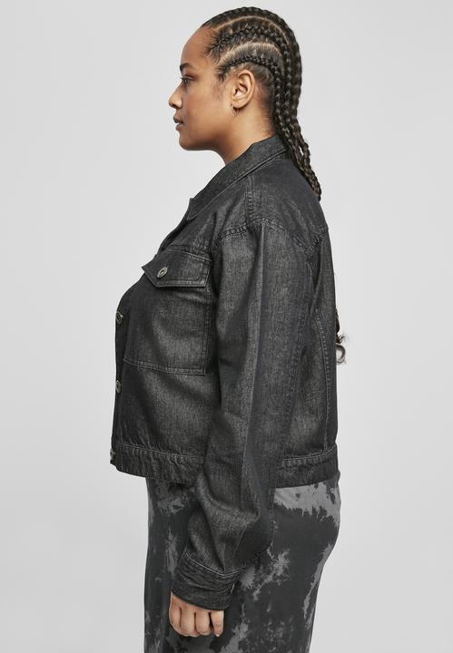 Actual product image Urban Classics Ladies Short Oversized Denim Jacket (L)