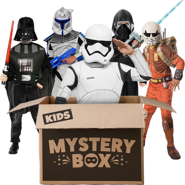 Produktbild Rubies Star Wars Mystery Box für Kinder mit 3 Kostümen (122, 128, 125 B)