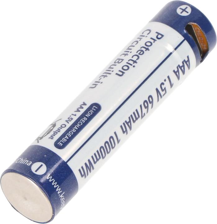 Produktbild Keeppower Akku 2 Stück AAA, Micro, AAA, LR03, mit USB-Ladebuchse (2 Stk., AAA, 667 mAh)