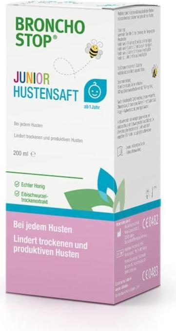 Hänseler BRONCHOSTOP Junior Hustensaft 200ml (1 Stück)