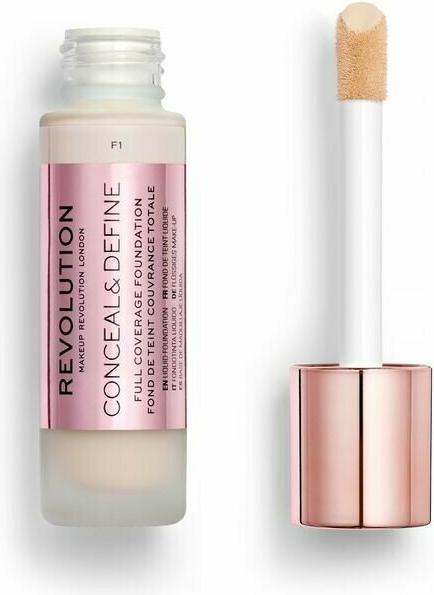 Productafbeelding Makeup Revolution Conceal & Define Foundation F1 23ml (F1)