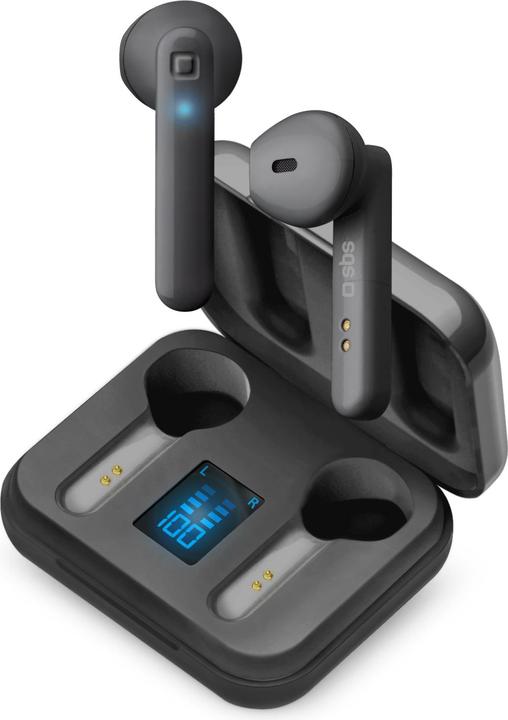 Image du produit SBS twin hop lcd true wireless earphones noir (2.50 h, Sans fil)