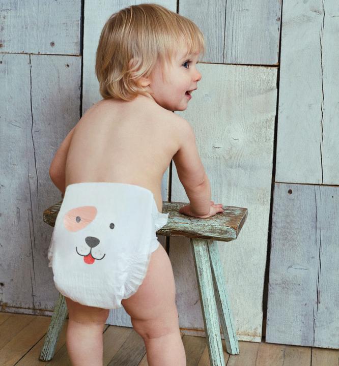 Actual product image Kit & Kin Nappies (Size 3, Pack, 34 Piece)