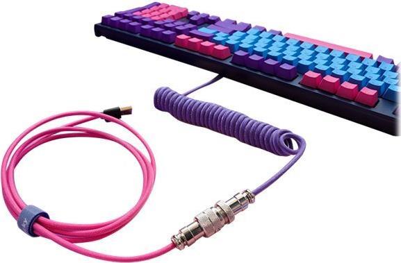 Actual product image Ducky Premicord Creator Spiralkabel, USB Typ C auf Typ A (1.80 m, USB 2.0)