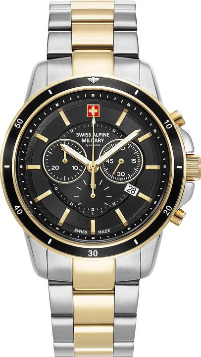 Produktbild Swiss Alpine Military 7089.9147 Chronograph Herrenuhr 44mm 10ATM (Chronograph, 44 mm)