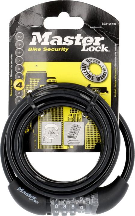 Produktbild Master Lock Spiralkabelschloss (180 cm)