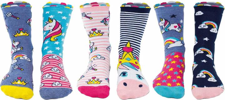 Actual product image United Oddsocks Unicorn Daze (pack of 3, 30 - 38)