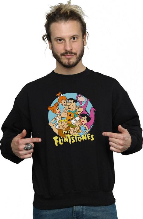 Produktbild The Flintstones Group Circle Sweatshirt (5XL)