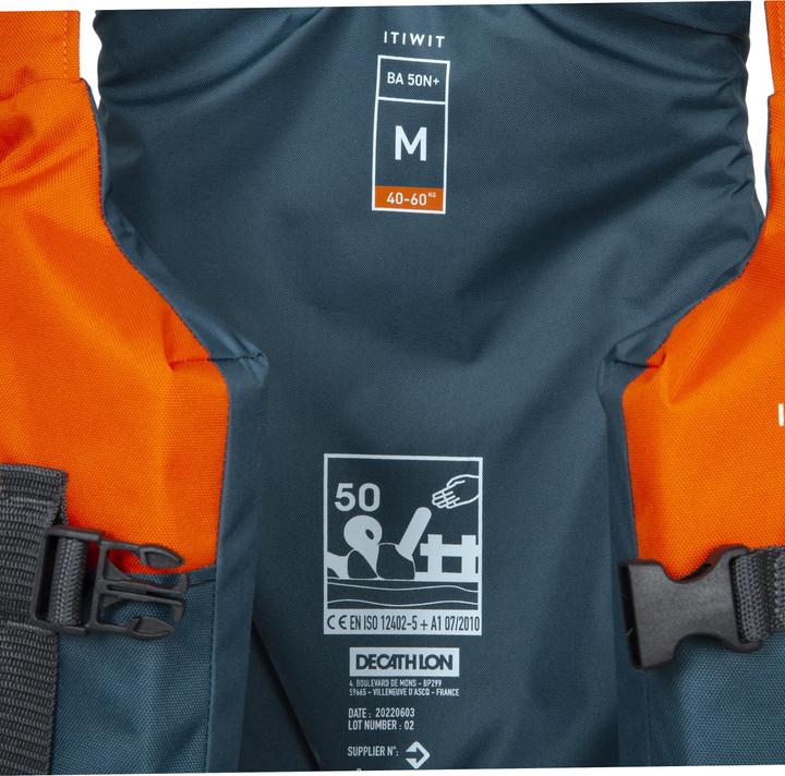 Immagine prodotto Itiwit Gilet di galleggiamento per Kayak e SUP (L, 60-80 kg)