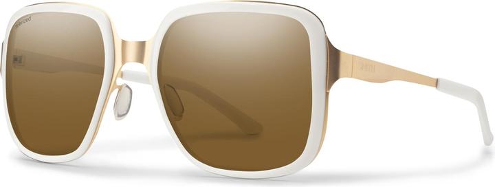 Or blanc, brun polarisé