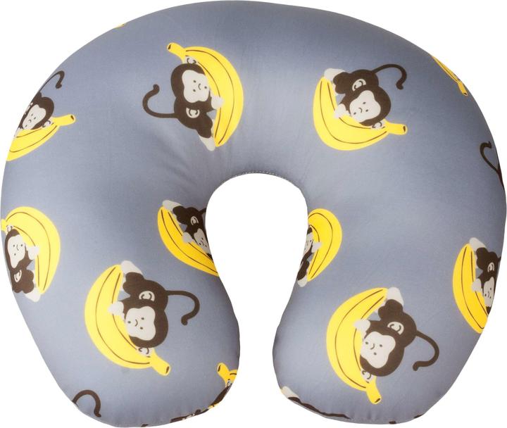 Actual product image KidsExperts Bolster Monkey from 5 years gray / yellow (Head & neck pillow)