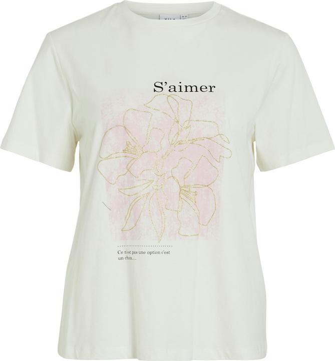 Vila Baumwoll Print T-Shirt (XS)