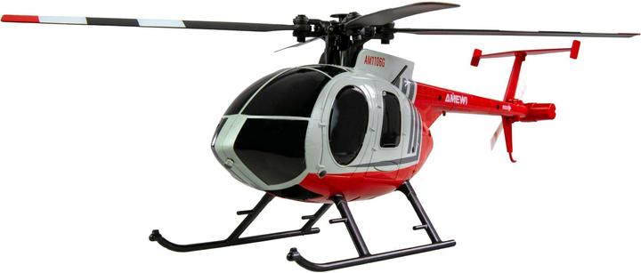 Immagine prodotto Amewi RC Helikopter MD500 Li-Po Akku 350mAh silber/rot