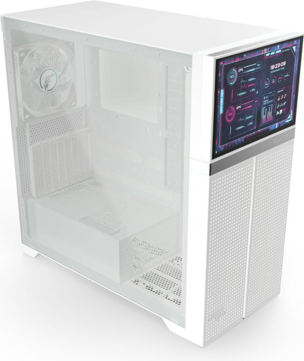 Image du produit Valkyrie VK02 LCD blanc (Mini-ITX, ATX, ITX, mATX)