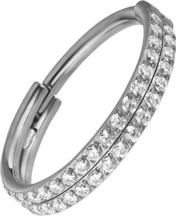 Actual product image Bijouteria Ear piercing (Titanium, Crystal)