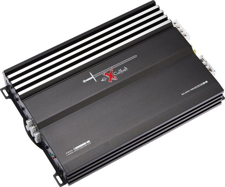 Produktbild Excalibur Versterker Vierkanaals X500.4 2000w Zwart (4-Kanal-Verstärker)
