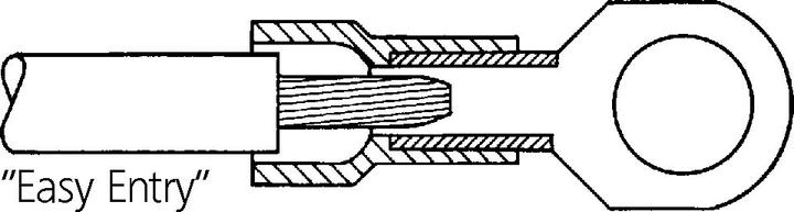Produktbild Lapp Kabel Ringkabelschuh Querschnitt (max.)=2.5 mm² Teilisoliert Blau 63104170 100 St.