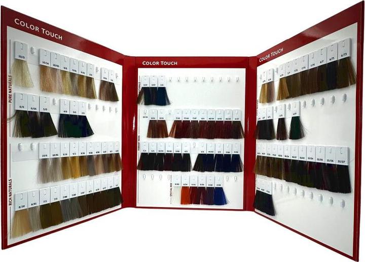 Actual product image Wella Color Touch Technique colour card