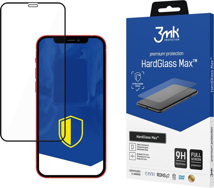 Actual product image 3MK Hardglass Max Privacy Eye Protection Film (1 Piece, Realme 12 Pro+, Apple iPhone 12)