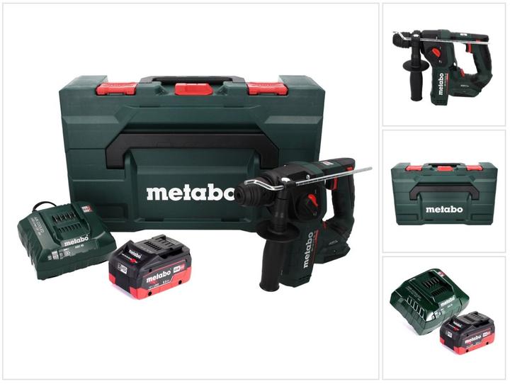 Actual product image Metabo BH 18 LTX BL 16 cordless hammer drill 18 V 1.3 J SDS-plus Brushless + 1x battery 8.0 Ah + charger + (Rechargeable battery operated)