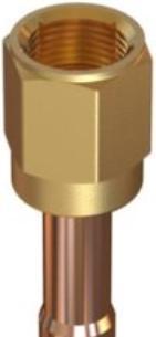 Image du produit Danfoss FSA 44 adaptateur - 1/2", Flare, 1/2", Lodde