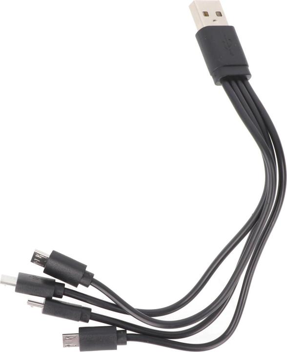 Image du produit Keeppower Répartiteur USB type A vers 4 x micro USB Longueur : 0,2 m à 2,1A (0.20 m, USB 2.0)
