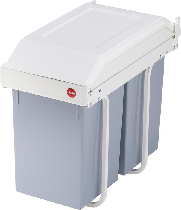 Produktbild Hailo Multi-Box duo L, Einbau-Mülleimer, 2x14 ltr (30 l)
