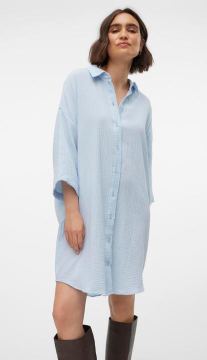 Produktbild Vero Moda VMNATALI 3/4 LONG OVERSHIRT NOOS Hemdblusenkleid (XS)