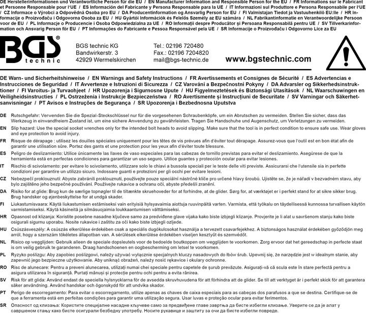 Produktbild BGS Steckschlüssel-Einsatz für BMW-Zylinderkopf E-Profil, 150 mm 12,5 mm (1/2") SW E12 (12.5 mm)